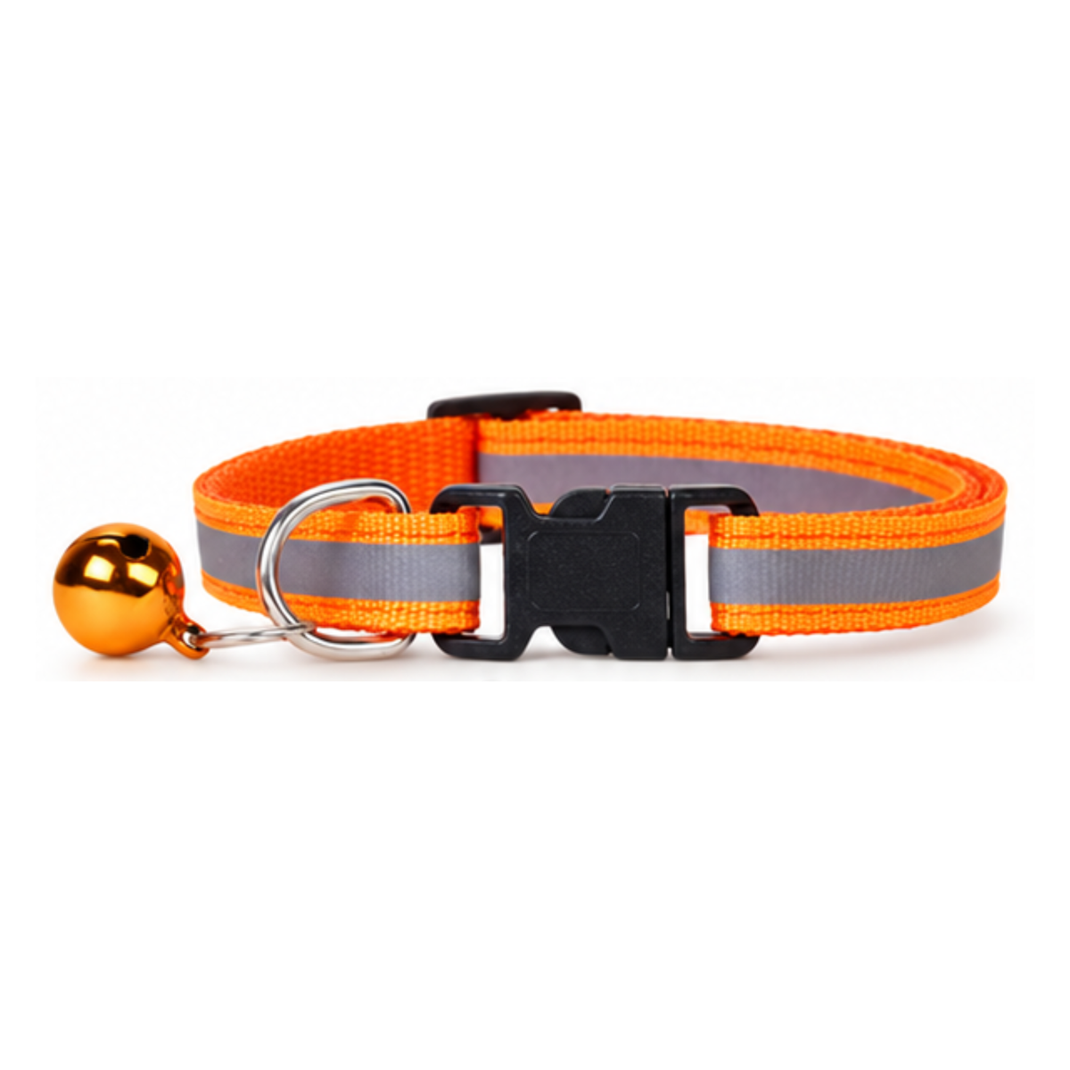 Reflective Dog, Cat Collar with Bell – Adjustable Nylon Safety Collar for Cats and Kittens