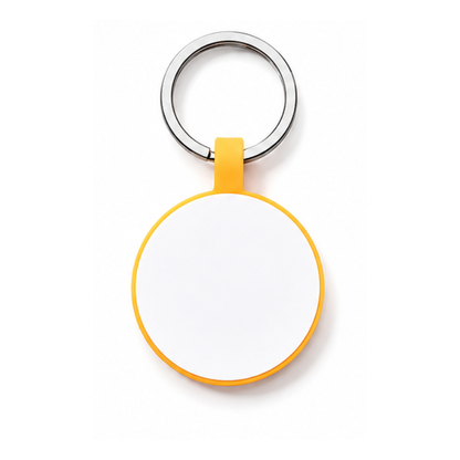 Personalized Glow-in-the-Dark Silicone Pet ID Tag – Round Custom Dog & Cat Name Tag