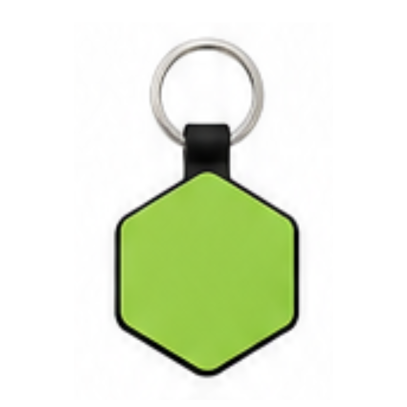 Personalized Silicone Hexagon Pet ID Tag – Custom Dog & Cat Name Tag with Phone Number
