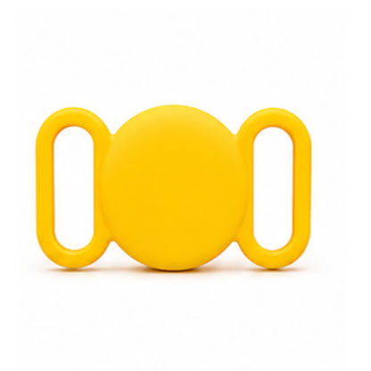 Silicone AirTag Round Holder for Dog & Cat Collars – Secure Pet Tracking Case