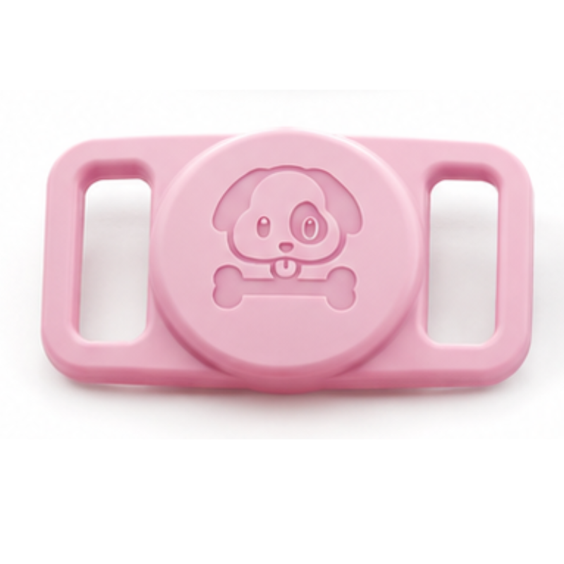 Silicone AirTag Holder for Dog & Cat Collars – Secure Pet Tracking Case