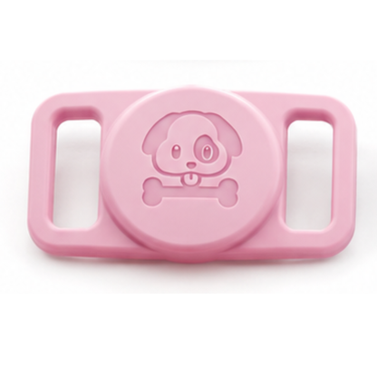 Silicone AirTag Holder for Dog & Cat Collars – Secure Pet Tracking Case