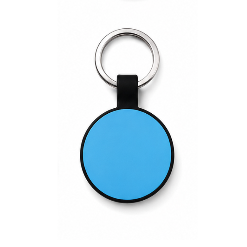 Personalized Silicone Round Pet ID Tag – Custom Dog & Cat Name Tag with Phone Number