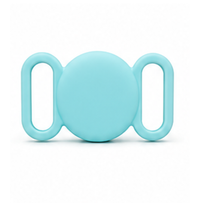 Silicone AirTag Round Holder for Dog & Cat Collars – Secure Pet Tracking Case