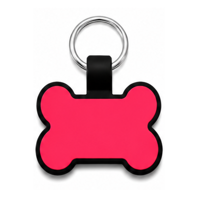 Personalized Silicone Bone Pet ID Tag – Custom Dog & Cat Name Tag with Phone Number