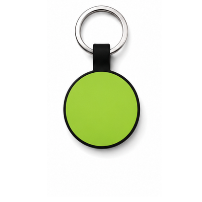 Personalized Silicone Round Pet ID Tag – Custom Dog & Cat Name Tag with Phone Number