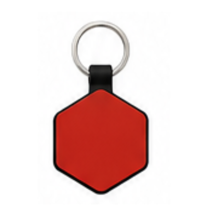 Personalized Silicone Hexagon Pet ID Tag – Custom Dog & Cat Name Tag with Phone Number
