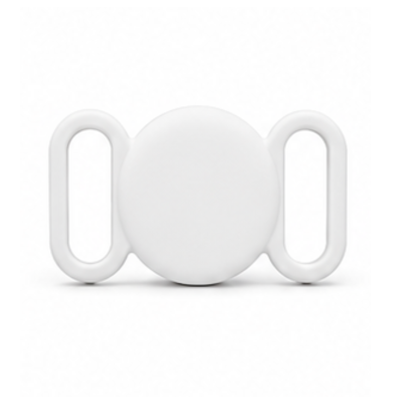 Silicone AirTag Round Holder for Dog & Cat Collars – Secure Pet Tracking Case