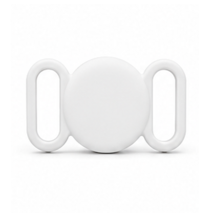 Silicone AirTag Round Holder for Dog & Cat Collars – Secure Pet Tracking Case