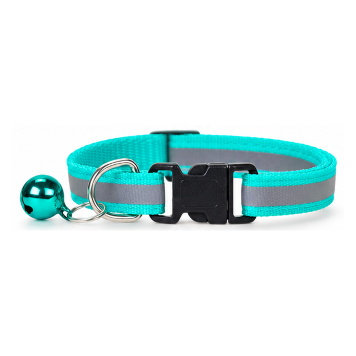 Reflective Dog, Cat Collar with Bell – Adjustable Nylon Safety Collar for Cats and Kittens