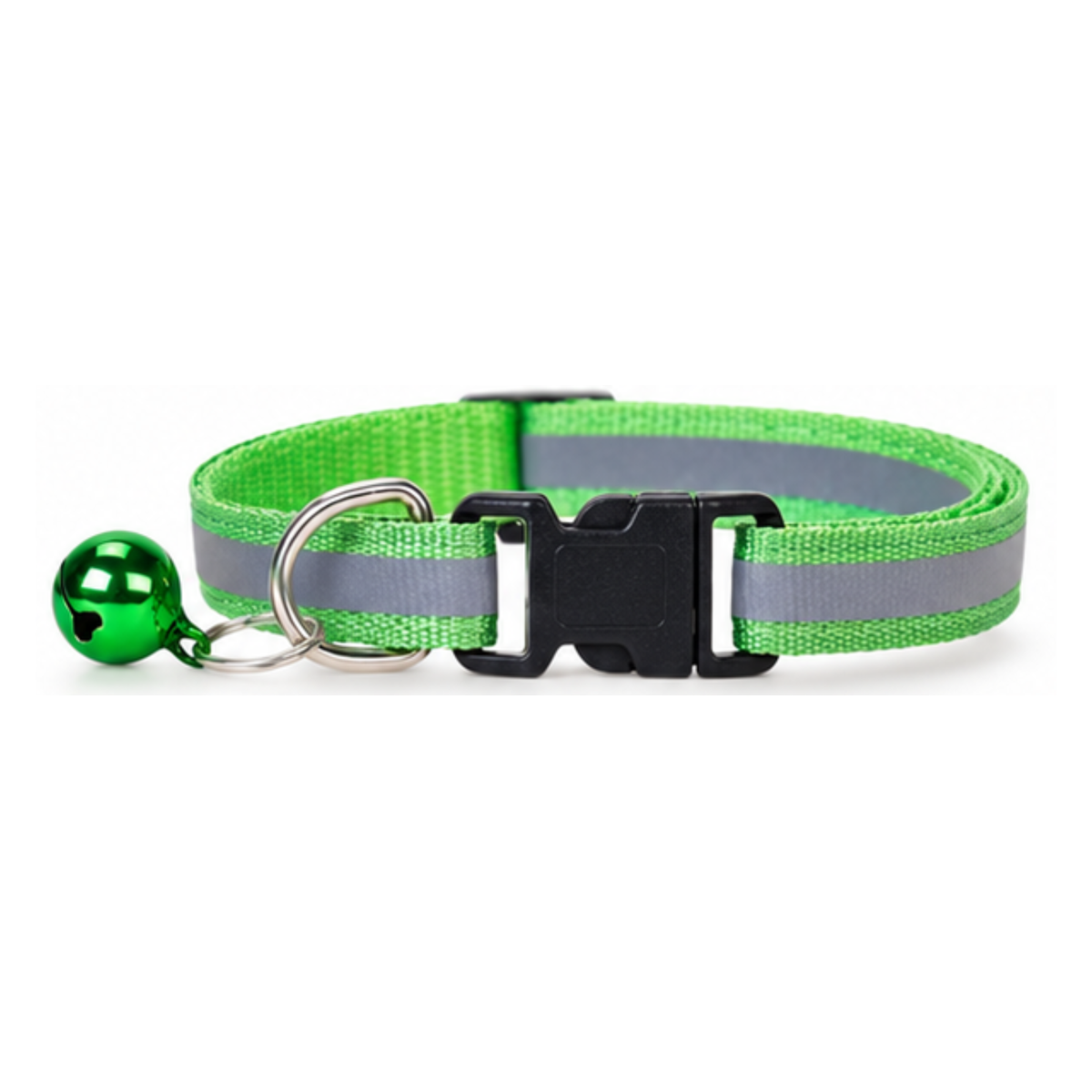 Reflective Dog, Cat Collar with Bell – Adjustable Nylon Safety Collar for Cats and Kittens