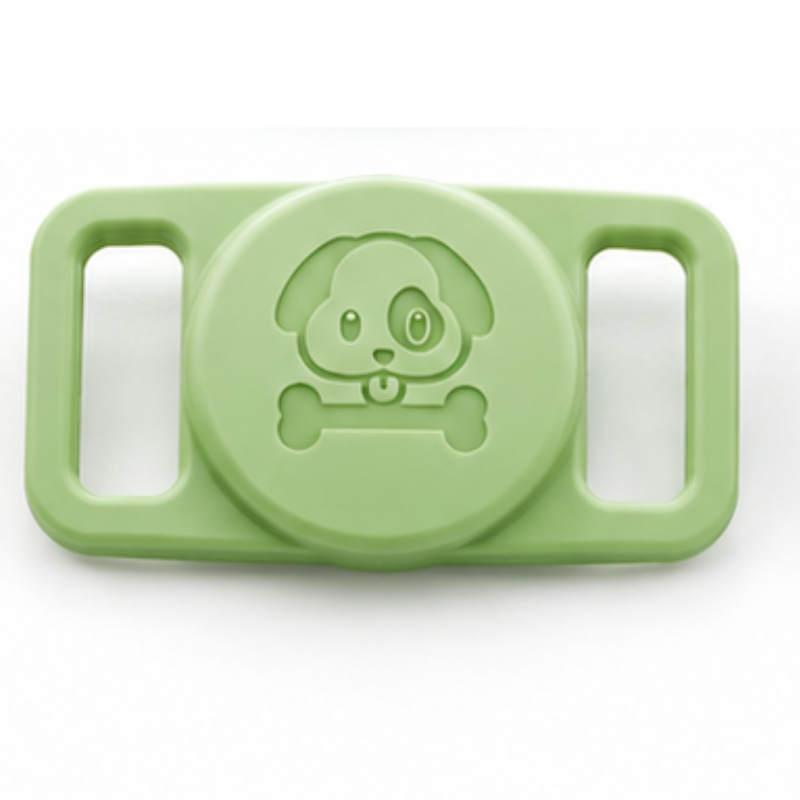 Silicone AirTag Holder for Dog & Cat Collars – Secure Pet Tracking Case