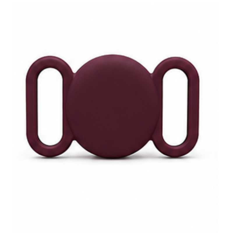 Silicone AirTag Round Holder for Dog & Cat Collars – Secure Pet Tracking Case