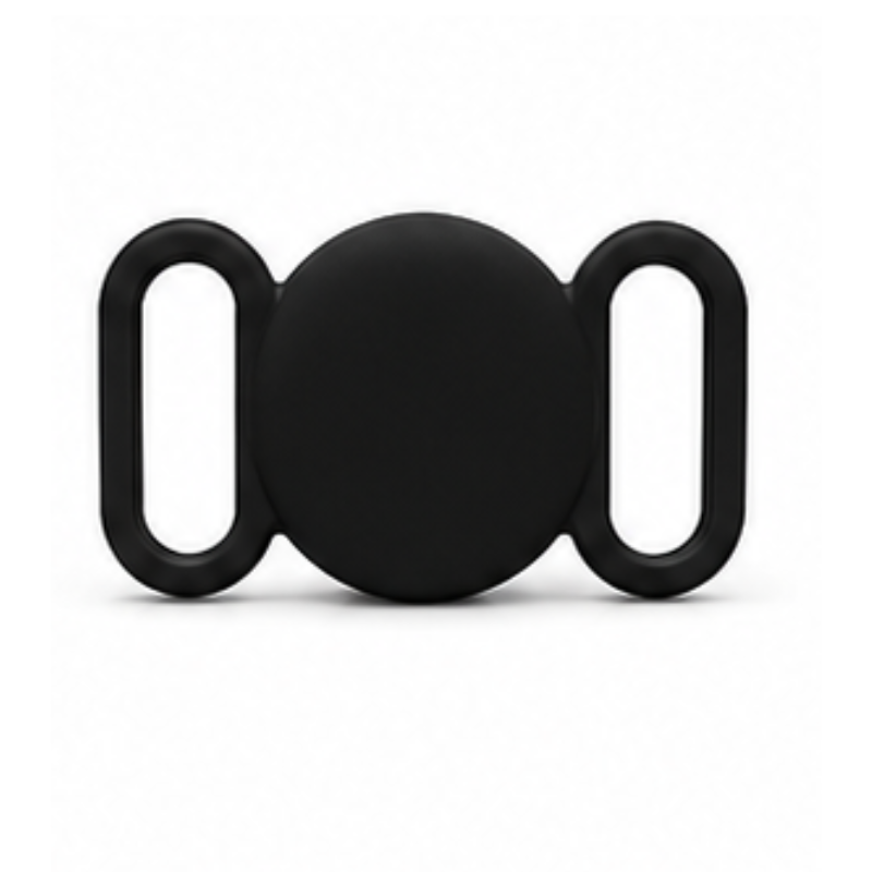 Silicone AirTag Round Holder for Dog & Cat Collars – Secure Pet Tracking Case