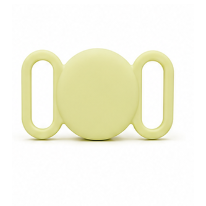 Silicone AirTag Round Holder for Dog & Cat Collars – Secure Pet Tracking Case