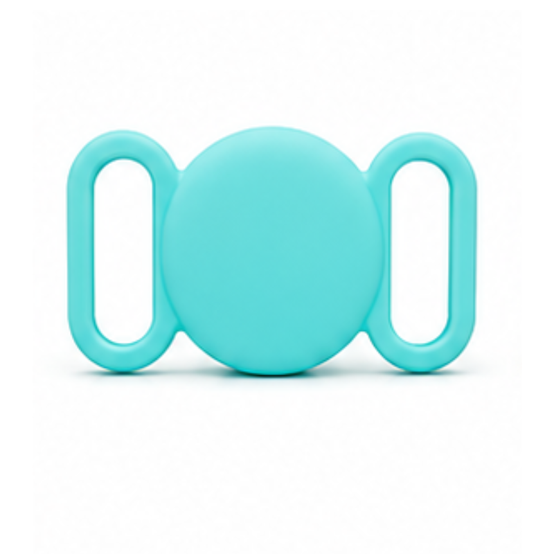 Silicone AirTag Round Holder for Dog & Cat Collars – Secure Pet Tracking Case
