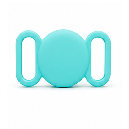 Silicone AirTag Round Holder for Dog & Cat Collars – Secure Pet Tracking Case
