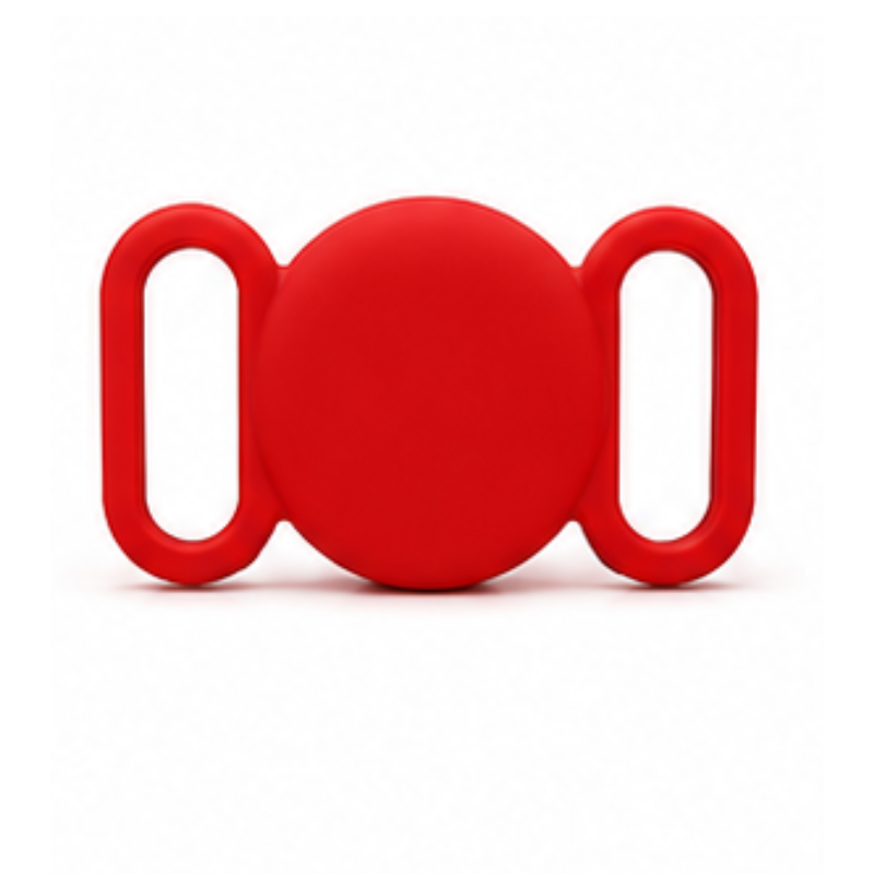 Silicone AirTag Round Holder for Dog & Cat Collars – Secure Pet Tracking Case