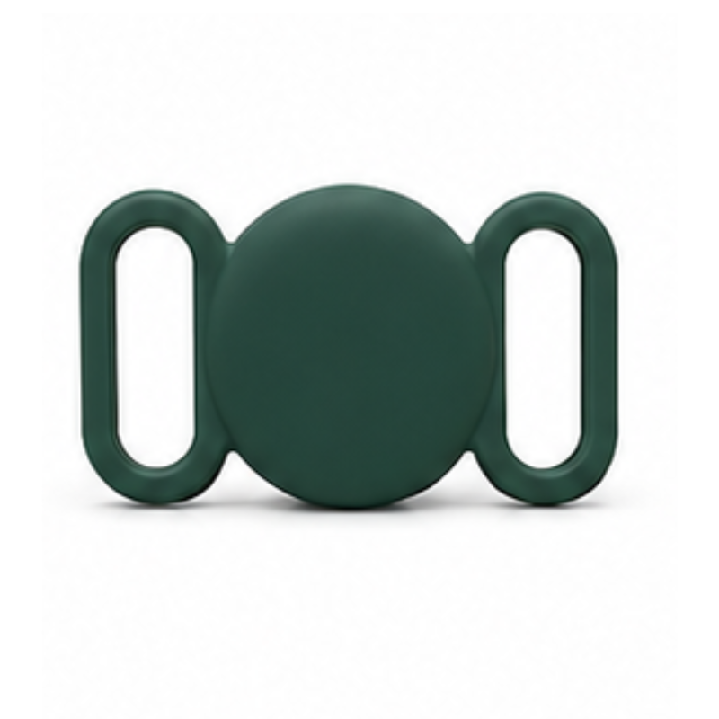 Silicone AirTag Round Holder for Dog & Cat Collars – Secure Pet Tracking Case