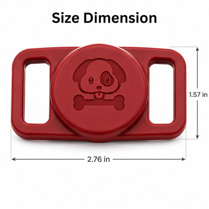 Silicone AirTag Holder for Dog & Cat Collars – Secure Pet Tracking Case
