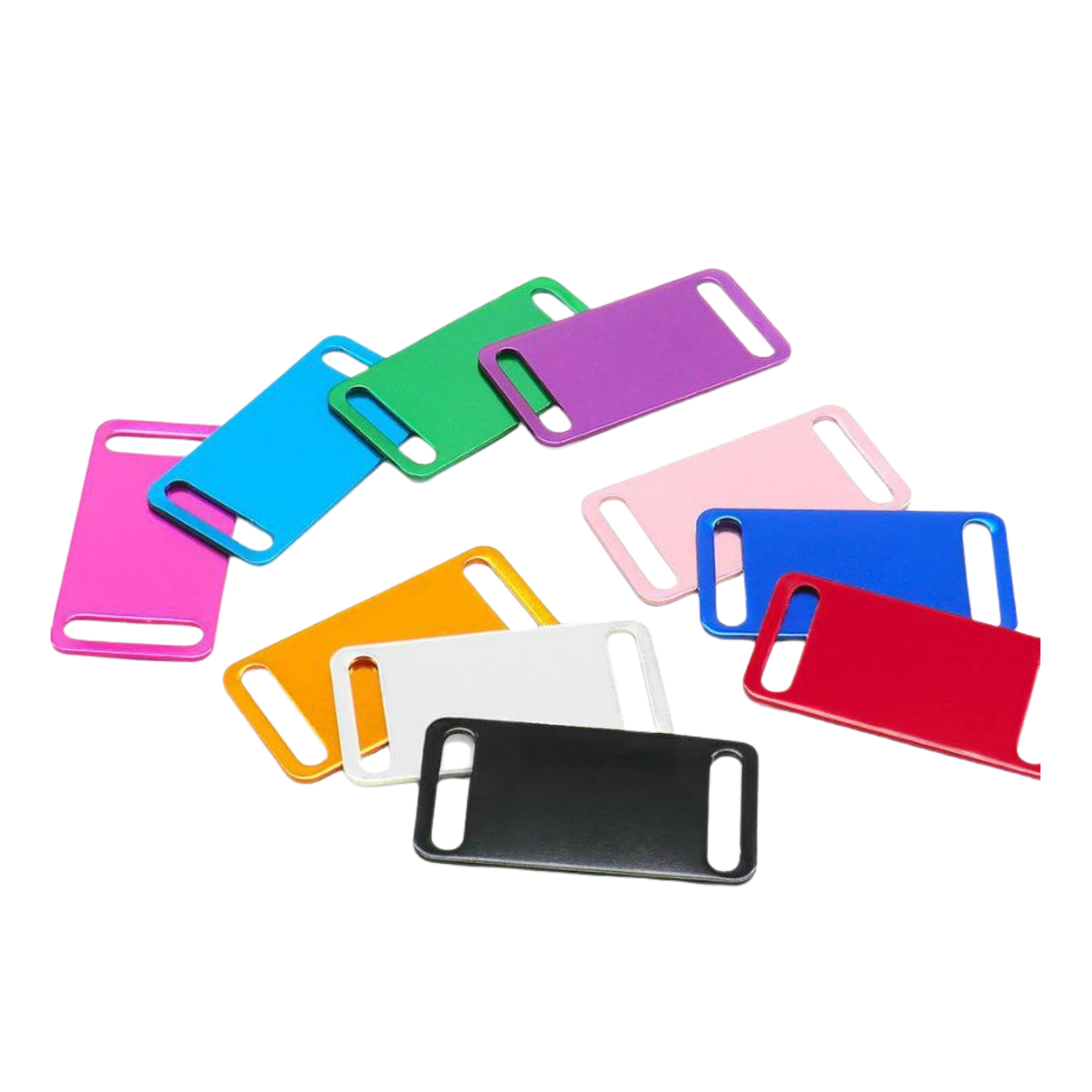 Personalized Slide-On Pet Tag – Engraved Silent Dog ID Tag, Noiseless Cat Collar