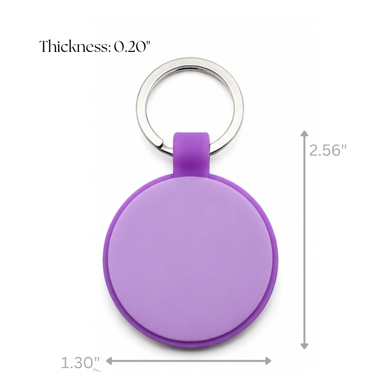Personalized Round and Heart Silicone Pet Tag Engraved Dog Tag Cat Tag Silent Name Tag