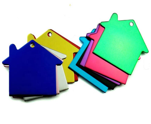 Custom Pet ID Tags – Double Sided Engraving | Home Pet Tags Aluminum Dog Tags