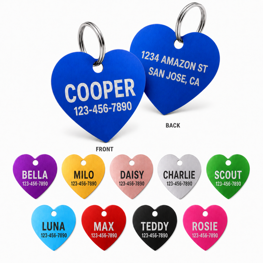Engraved Pet ID, Pet Tags, Cat Tags, Dog Tags, Metal Tags, Premium Tags