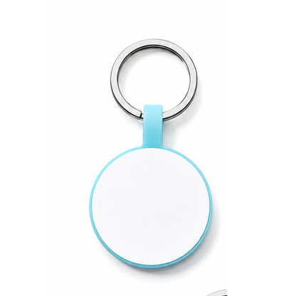 Personalized Glow-in-the-Dark Silicone Pet ID Tag – Round Custom Dog & Cat Name Tag