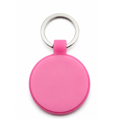 Personalized Round and Heart Silicone Pet Tag Engraved Dog Tag Cat Tag Silent Name Tag