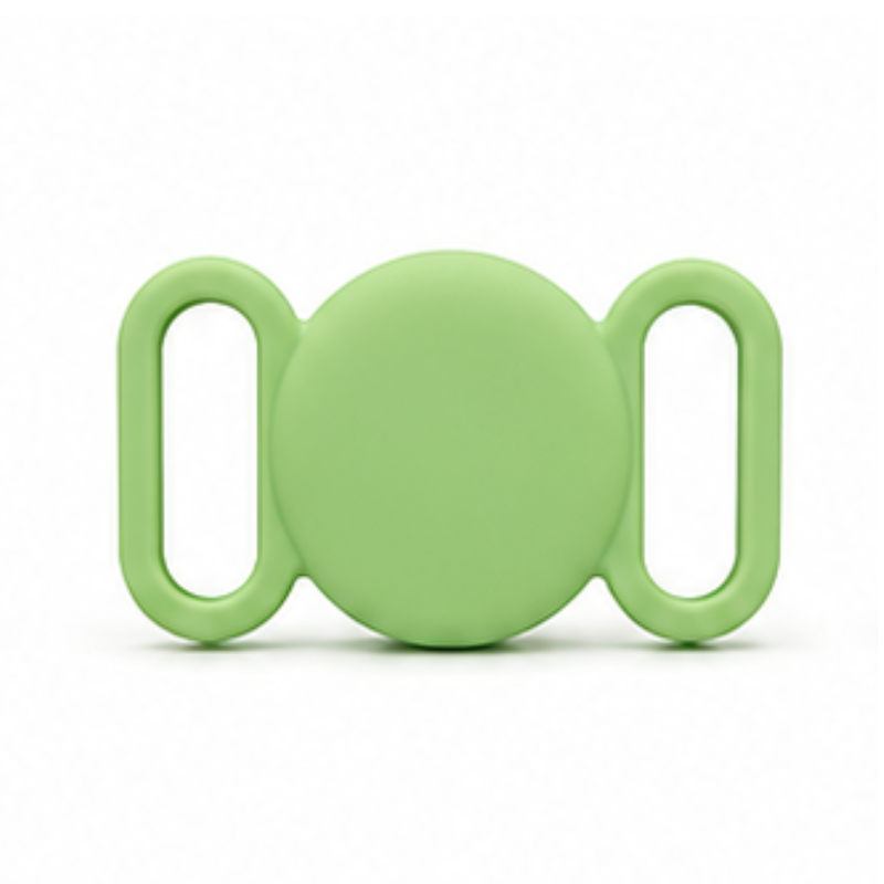 Silicone AirTag Round Holder for Dog & Cat Collars – Secure Pet Tracking Case