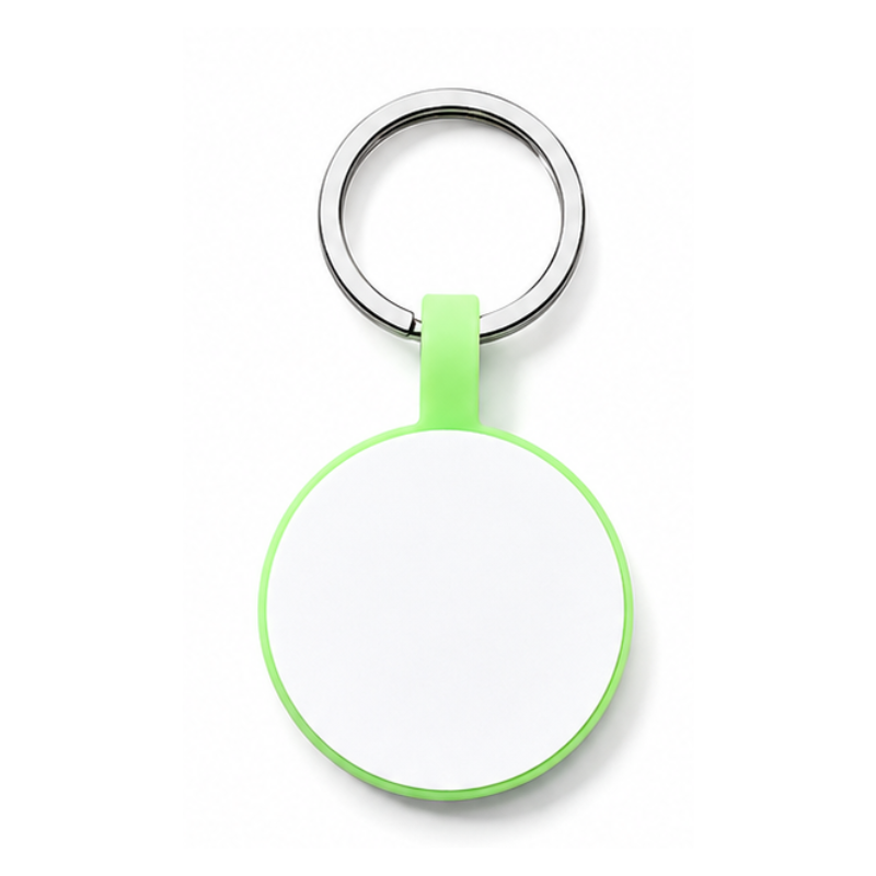 Personalized Glow-in-the-Dark Silicone Pet ID Tag – Round Custom Dog & Cat Name Tag