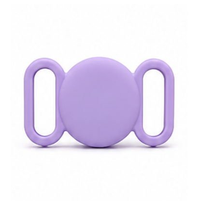 Silicone AirTag Round Holder for Dog & Cat Collars – Secure Pet Tracking Case