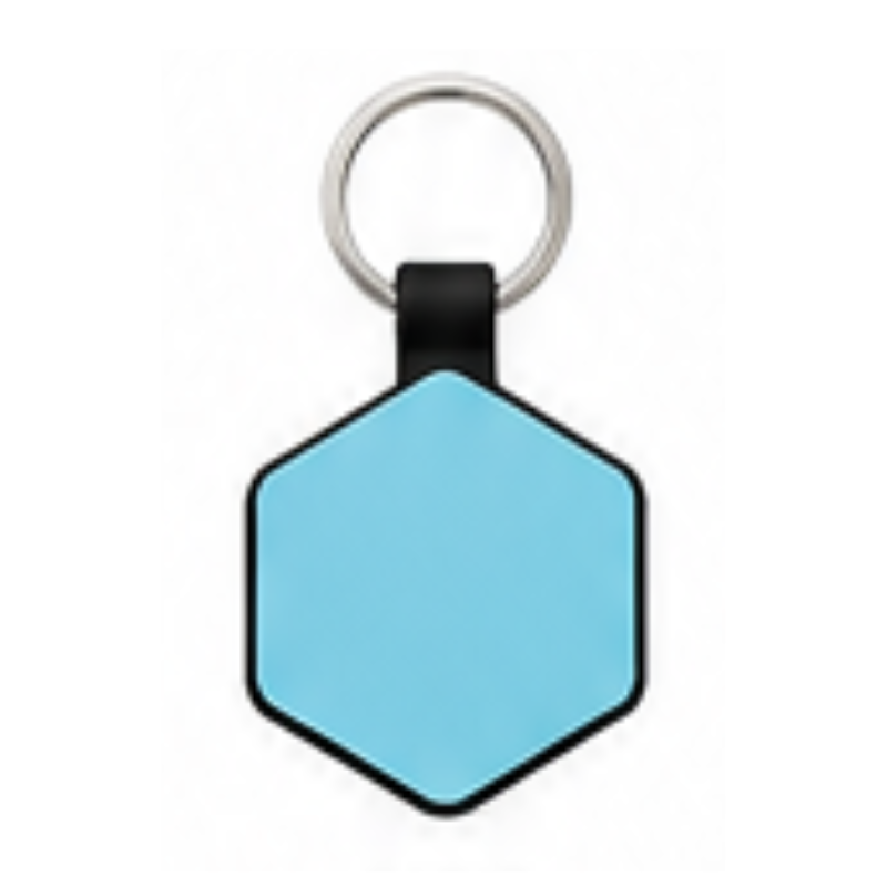 Personalized Silicone Hexagon Pet ID Tag – Custom Dog & Cat Name Tag with Phone Number