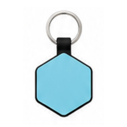 Personalized Silicone Hexagon Pet ID Tag – Custom Dog & Cat Name Tag with Phone Number