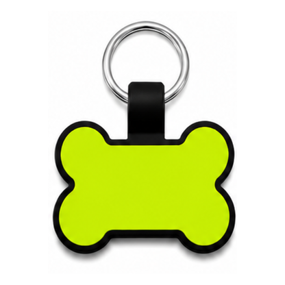 Personalized Silicone Bone Pet ID Tag – Custom Dog & Cat Name Tag with Phone Number