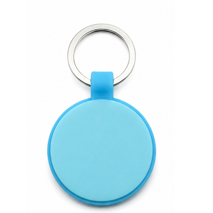 Personalized Round and Heart Silicone Pet Tag Engraved Dog Tag Cat Tag Silent Name Tag