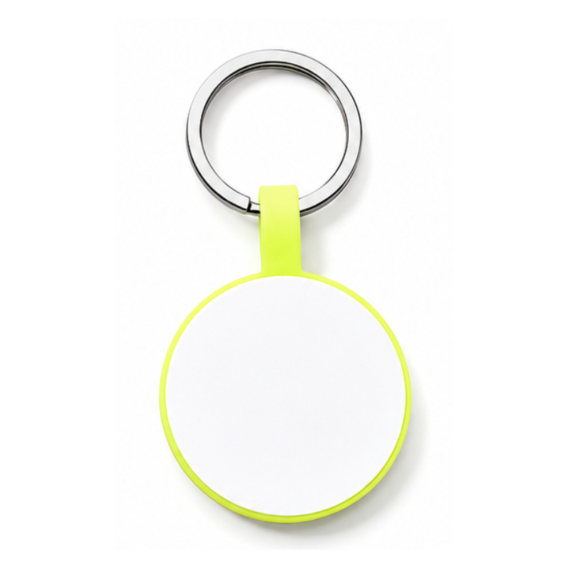 Personalized Glow-in-the-Dark Silicone Pet ID Tag – Round Custom Dog & Cat Name Tag