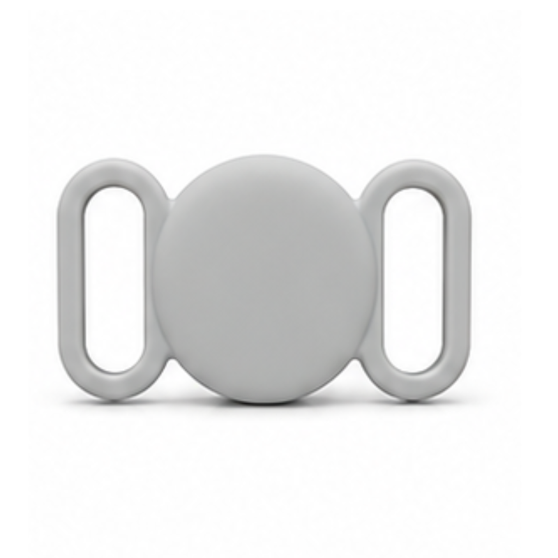 Silicone AirTag Round Holder for Dog & Cat Collars – Secure Pet Tracking Case