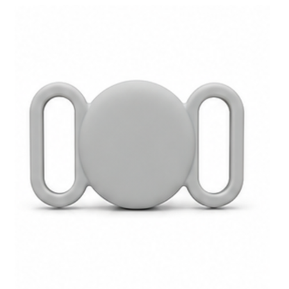 Silicone AirTag Round Holder for Dog & Cat Collars – Secure Pet Tracking Case