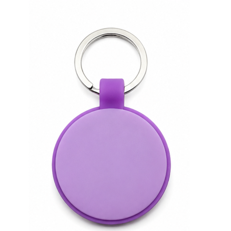 Personalized Round and Heart Silicone Pet Tag Engraved Dog Tag Cat Tag Silent Name Tag