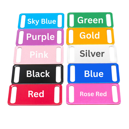 Personalized Slide-On Pet Tag – Engraved Silent Dog ID Tag, Noiseless Cat Collar