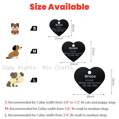 Engraved Pet ID, Pet Tags, Cat Tags, Dog Tags, Metal Tags, Premium Tags